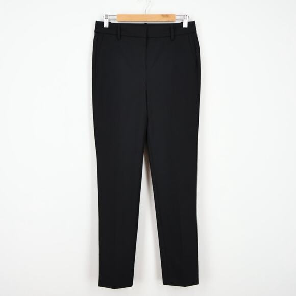 NWT J.Crew Factory The Tall Slim-Fit Full-Length Trouser Dress Pant Black 6 Tall - Picture 1 of 8
